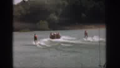 Michigan USA (1961): Creatively Edited Video Of A Middle Aged Man Skillfully Water