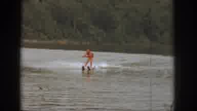 Michigan USA (1961): Person Water Skiing