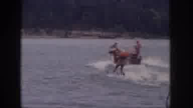 Michigan USA (1961): Water Skier Crashing Into The Water