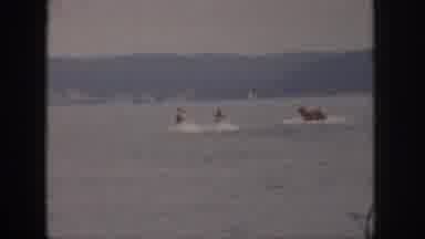 Michigan USA (1961): People Using Jet Skis On Lake