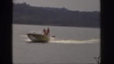 Michigan USA (1961): Boat Surfing Sport With Friend And A Lot Of Fun To Spend The