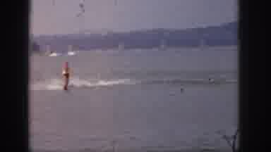 Michigan USA (1961): Person Wakeboarding