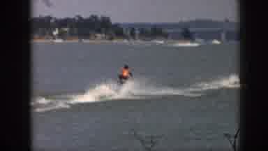 Michigan USA (1961): Man Water-Skiing Epically Wipes Out When Distracted By Beauty