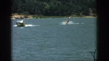 Michigan USA (1961): Man Shows How He Can Water Ski With No Problems