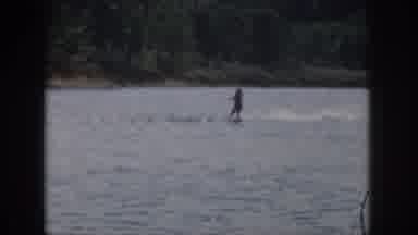 Michigan USA (1961): Woman On Water Goes Crazy Fast And Almost Wipes Out