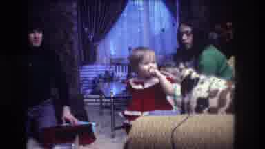 Medford New Jersey USA (1973): Two Babies Play In The Room