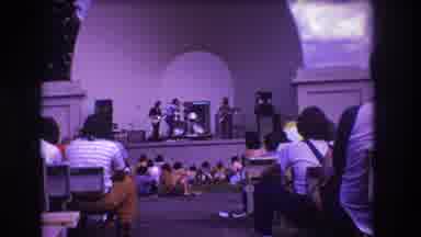 Medford New Jersey USA (1973): A Group Of People Assemble At The Foot Of A Large
