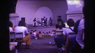 Medford New Jersey USA (1973): An Outdoor Concert With A Small Musical Group On