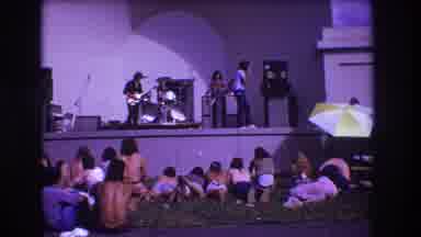 Medford New Jersey USA (1973): People On A Stage Performing Music To An Audience