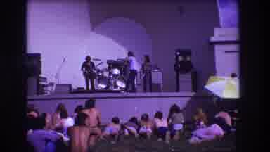 Medford New Jersey USA (1973): Band Playing Outdoor Concert