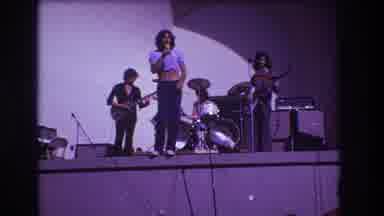 Medford New Jersey USA (1973): 4 Man Band On Stage Playing