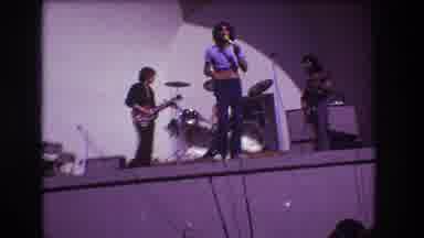 Medford New Jersey USA (1973): Band With Singer Guitarists And Drummer Plays On