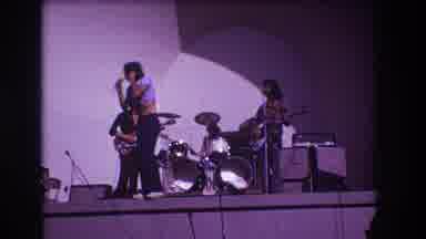 Medford New Jersey USA (1973): Black Man Sings His Soul Out On Stage With Band