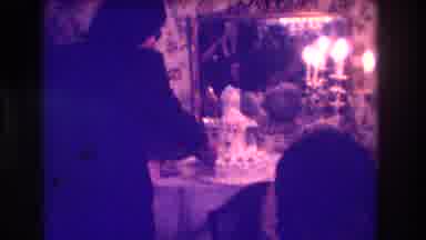 Medford New Jersey USA (1973): Beautiful Couple Cuts The White Cake At Their