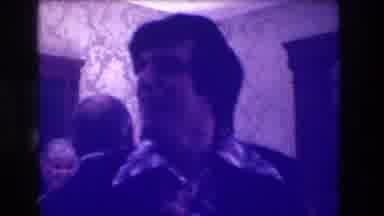 Medford New Jersey USA (1973): Boy Shows Crowd Of People At A Seventies Style
