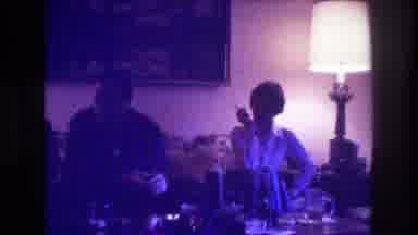 Medford New Jersey USA (1973): Dark Grainy Footage Of Lady Smoking And Socializing