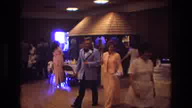Boston USA (1974): Family Walks Into Wedding Reception