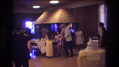 Boston USA (1974): Bride And Groom Walk Into Banquet Together As Other Guests