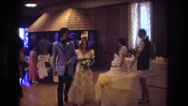 Boston USA (1974): Wedding Party, The Bride And Groom Celebrating The Blessing Of