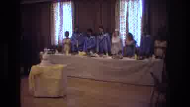 Boston USA (1974): Video Of The Wedding Party At The Table And Then Cut To The