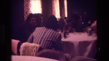 Boston USA (1974): Man Walking Function Room Party Wedding Event