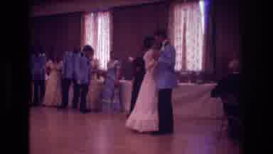 Boston USA (1974): The Happy Couple Busts A Move On Their Big Day
