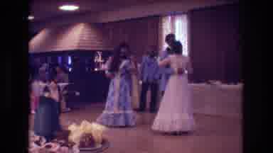 Boston USA (1974): Dancers Moving Across The Floor At A Wedding In Their Formal