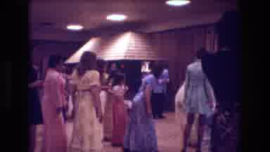 Boston USA (1974): Excited Woman At Wedding Does Not Catch The Bouquet