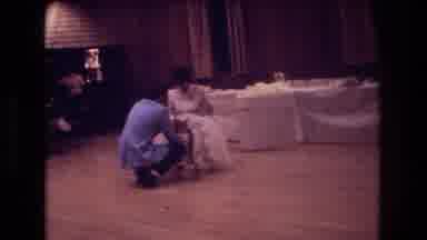 Boston USA (1974): Couple That Just Got Married And Removing The Garter Belt
