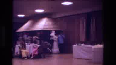 Boston USA (1974): Wedding Cake Groom Husband Wife Family Friends Love Party Show