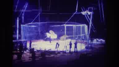 Boston USA (1974): A Circus Show With A Man In The Middle Who Is Controlling The