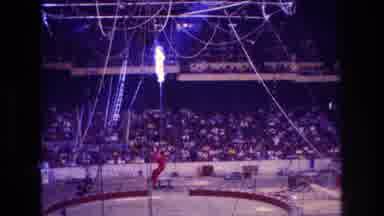 Boston USA (1974): Show At An Incredible Height Circus By Jugglers
