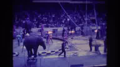 Boston USA (1974): One Man Is Walking In Running Circus Show