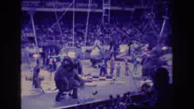 Boston USA (1974): Large Crowds At A Big Circus With Many Actors And Elephants