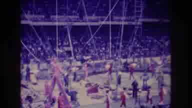 Boston USA (1974): A Man Walking On Stilts And A Tiger Riding A Jewel Adorned