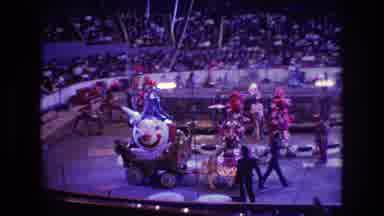 Boston USA (1974): Clown Cart Pulled By Horses At A Circus With Decorated
