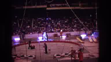 Boston USA (1974): Circus Show With Possible Animal Acts And Clowns Parading
