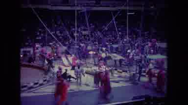 Boston USA (1974): Several Circus Acts Walking Around And In The Main Ring, Some