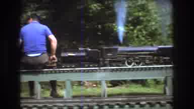 Baxter Maine USA (1975): Taking The Family For A Ride On The Large Model Steam