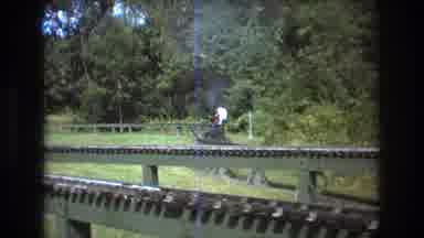 Baxter Maine USA (1975): People Traveling In A Miniature Train