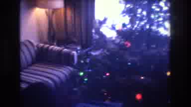Baxter Maine USA (1975): Christmas Came Home Decorated With A Cute Tree And Happy