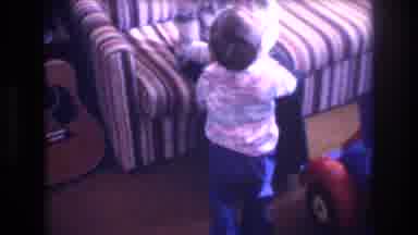 Baxter Maine USA (1975): Child Who Delivers A Small Stuffed Animal To An Adult And