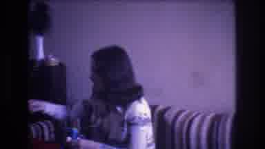 Baxter Maine USA (1975): Mother And Son Playing Together With A Plastic, Toy