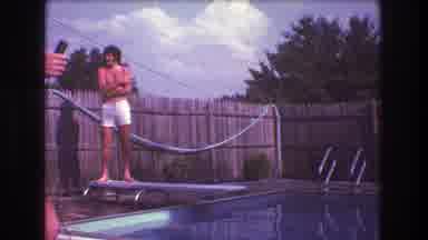Boston USA (1975): A Interviewer Interviewing A Young Man Before Jumping In The