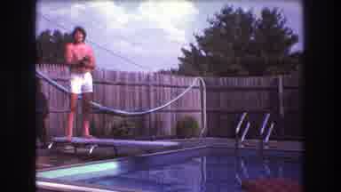 Boston USA (1975): Preparing The Jump: Man In Pool