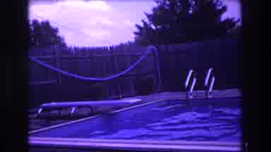 Boston USA (1975): Panoramic View Of A Pool