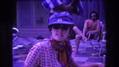 Boston USA (1975): Old Video Of Female At A Pool Area, Little Boy Playing With