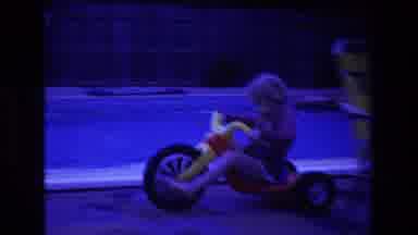 Boston USA (1975): A Summer's Day Sitting By The Pool With A Child Riding A Big