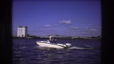 Boston USA (1975): Summer Boating Experience Showing Large Sea Worthy Crab Fishing