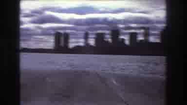 Boston USA (1975): A Beautiful City Skyline Sitting By A Bay Of Rushing Water